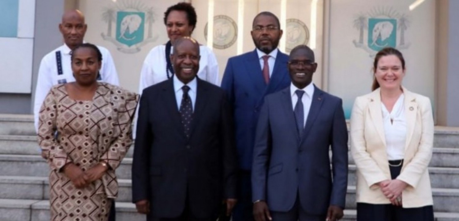 Côte d'Ivoire : Rencontre entre Leonardo Santos Simão de l'ONU et le Ministre Vagondo pour accompagner les différents acteurs impliqués dans le processus électoral