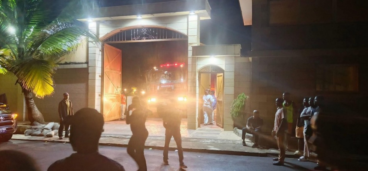 Liberia :  Incendie dans la résidence de Weah, secours des riverains et des pompiers