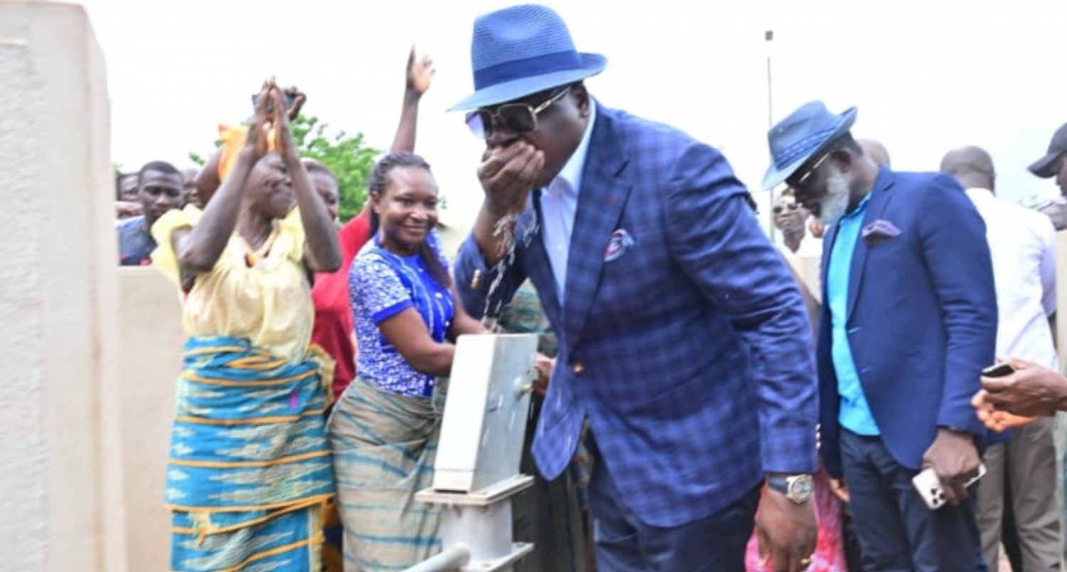 Côte d'Ivoire : Nangokro, deux forages inaugurés par Amédé pour mettre fin aux problèmes d'accès à l'eau potable