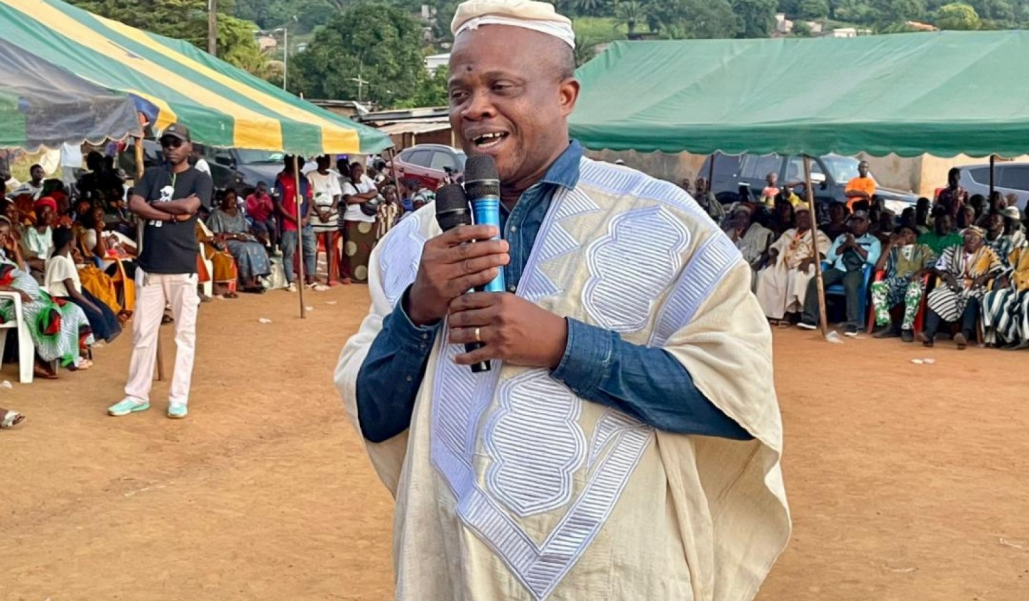 Côte d'Ivoire : Man, les femmes du quartier soleil s'unissent pour soutenir le président Ouattara et Tia André