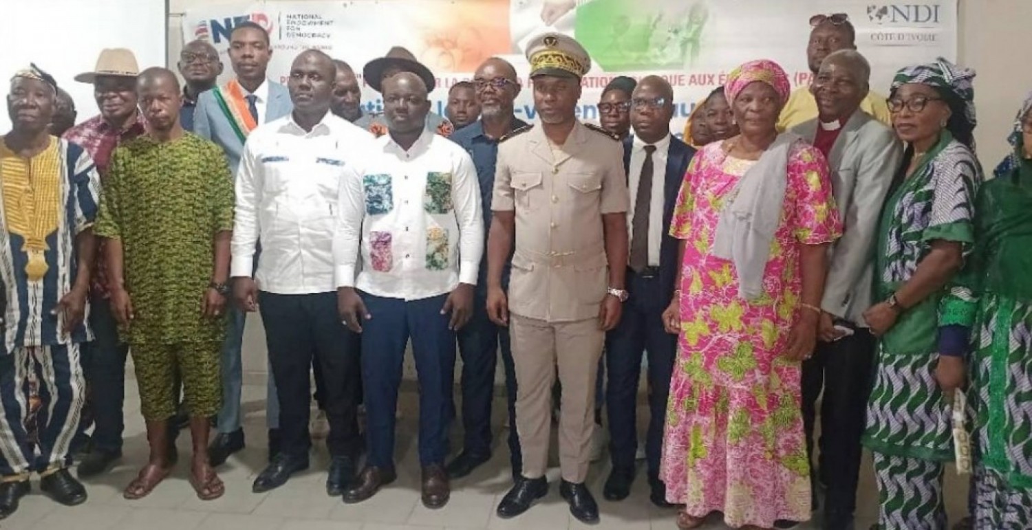 Côte d'Ivoire : 2025, le NDI sensibilise les populations d'Anyama pour des élections apaisées