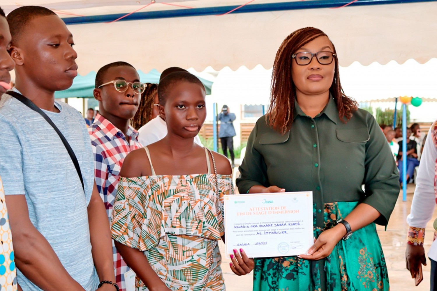 Côte d'Ivoire : Gagnoa, 1 329 jeunes clôturent avec succès la première cohorte du Programme de Stage d'Immersion