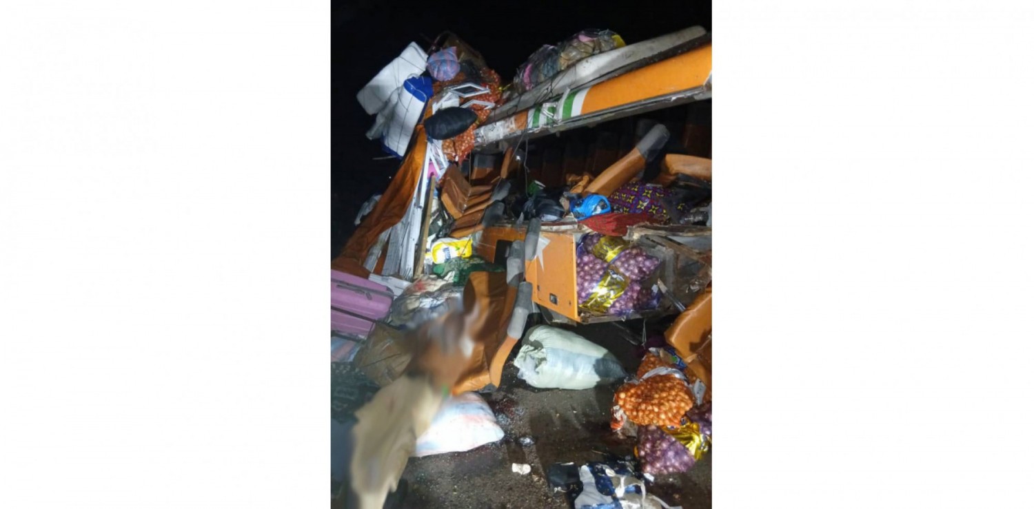 Côte d'Ivoire : Soirée tragique à Duékoué, trois morts et de nombreux blessés dans un grave accident