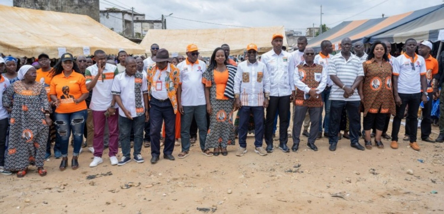 Côte d'Ivoire : Présidentielle 2025, Bictogo aux militants RHDP de Yopougon : « Donnons au président Ouattara une victoire nette dès le premier tour par un coup KO »