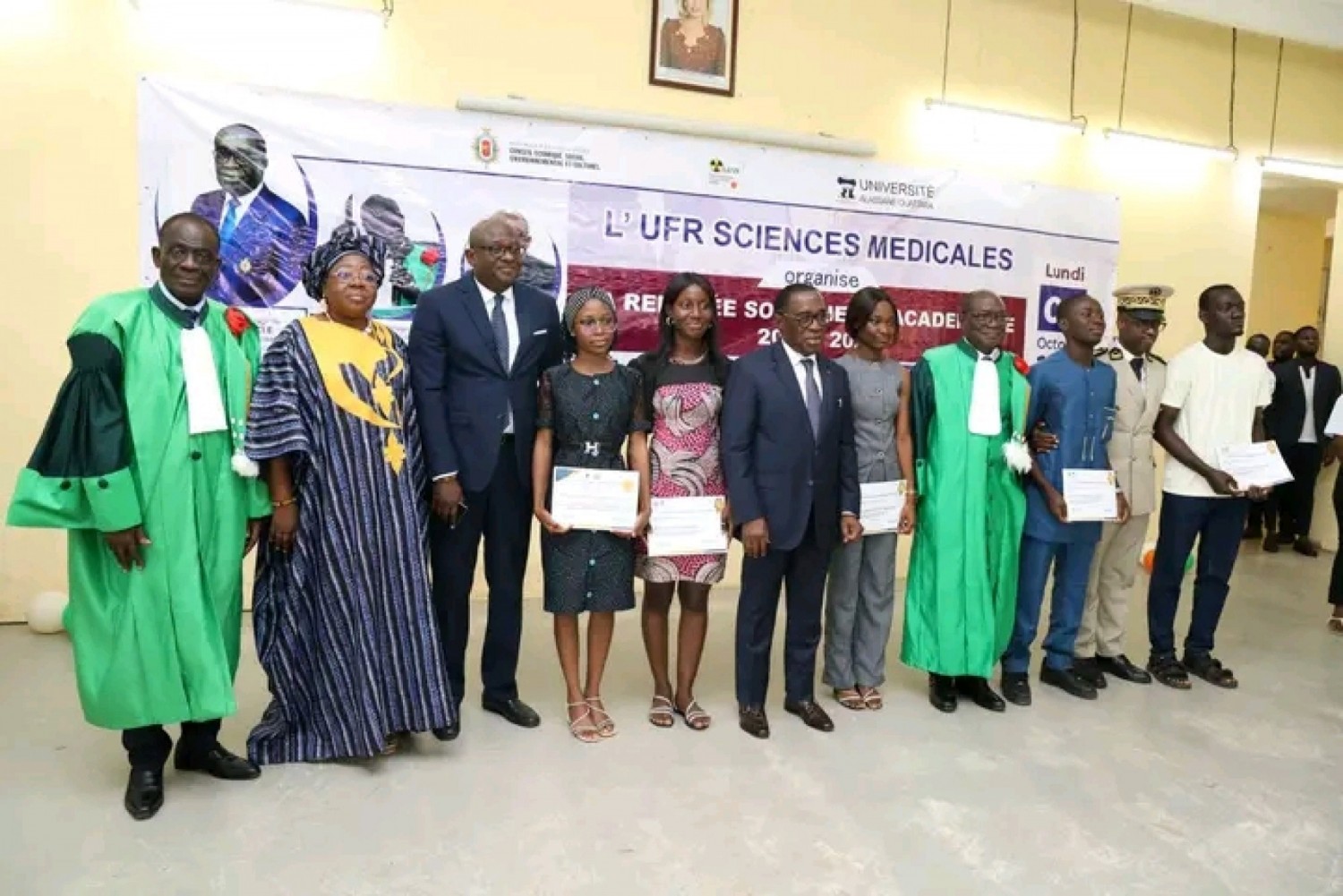 Côte d'Ivoire : Bouaké, Rentrée solennelle académique à l'UFR Sciences Médicales entre engagement et reconnaissance