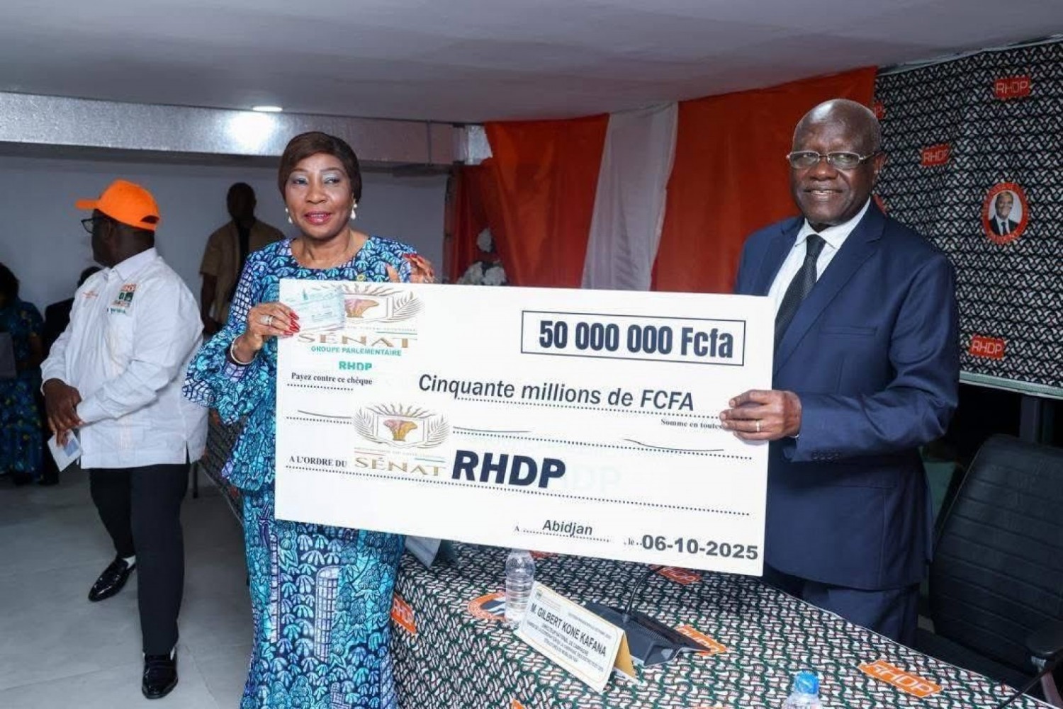 Côte d'Ivoire : Présidentielle 2025, Sénateurs et Conseillers Economiques mobilisent 75 millions FCFA pour la campagne de Ouattara