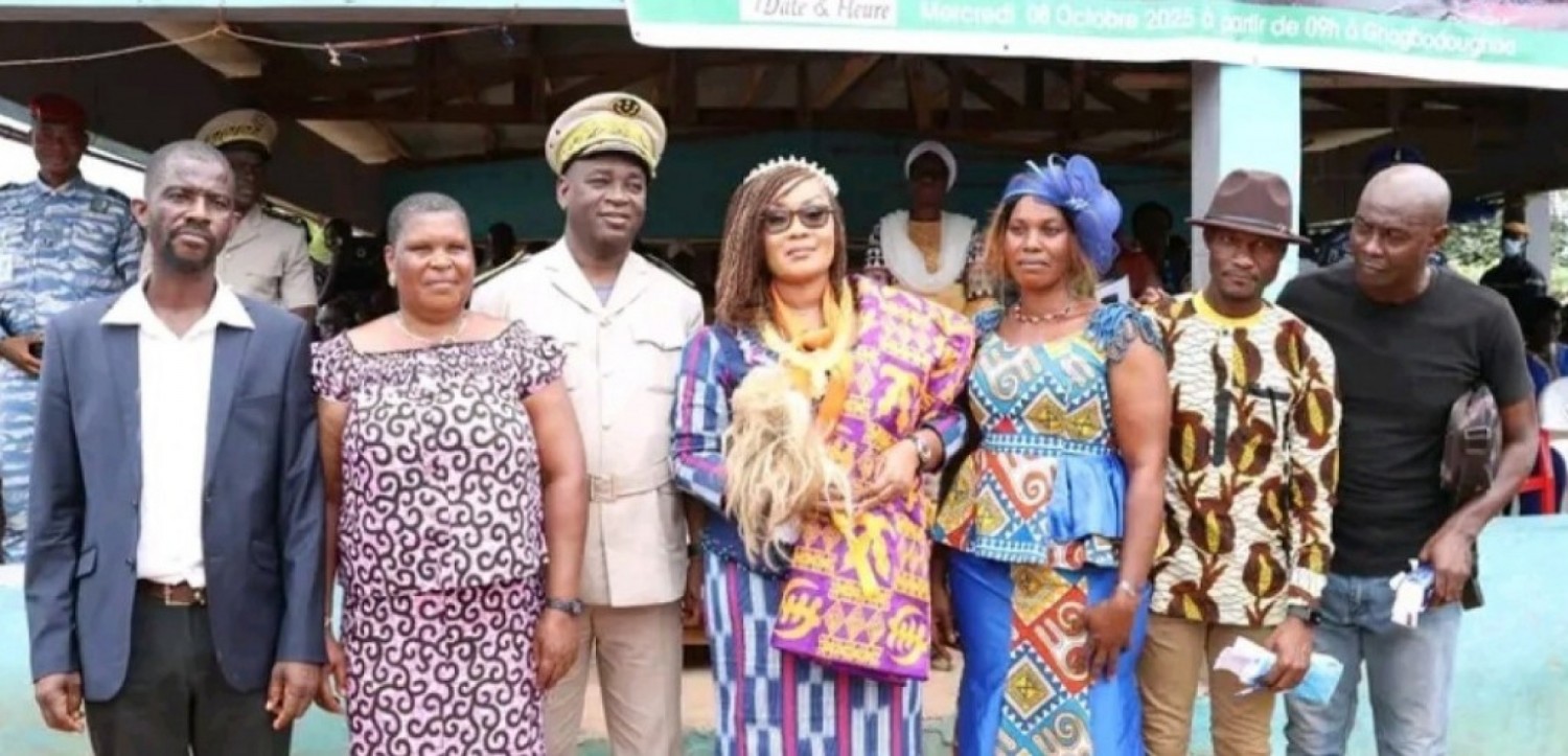 Côte d'Ivoire : Gagnoa, face à Myss Belmonde Dogo, les populations de Gnagbodougnoa s'engagent pour des élections apaisées