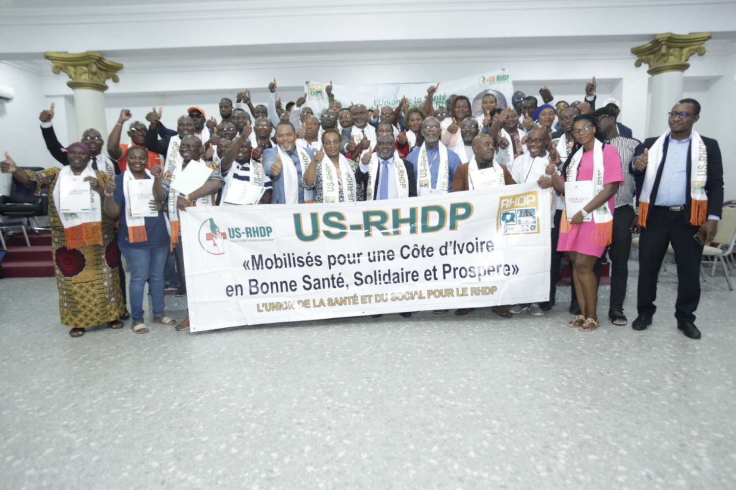 Côte d'Ivoire : L'US-RHDP investit ses 47 coordinations régionales pour assurer la victoire d'Alassane Ouattara au premier tour