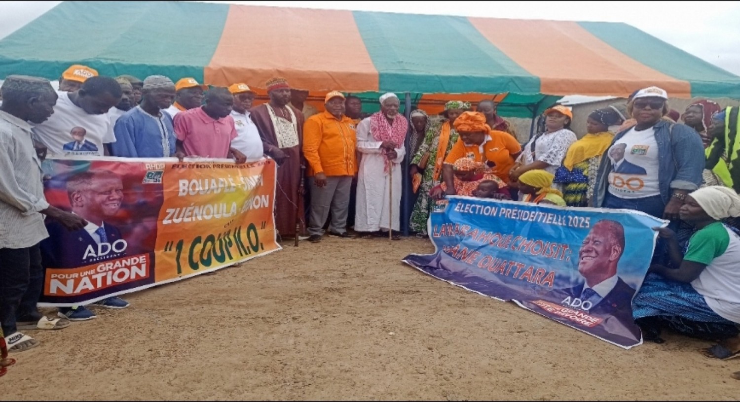 Côte d'Ivoire : Bouaflé, Yao Etienne déchaîne la tribu Gola pour assurer la victoire d'Alassane Ouattara en 2025 !