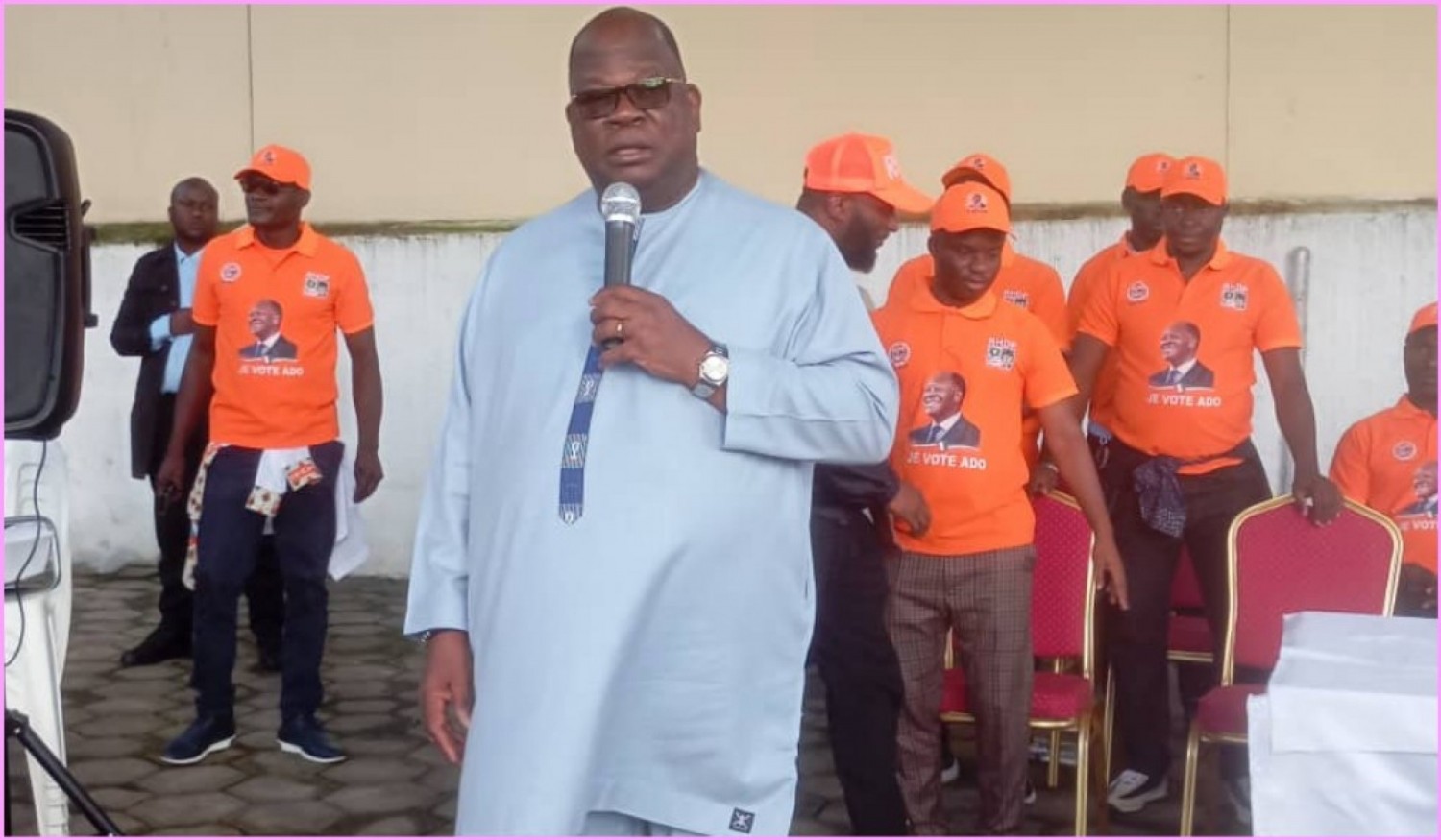 Côte d'Ivoire : Marcory, Djama Dibi Antoine mobilise la jeunesse Atchan RHDP pour la victoire écrasante d'ADO au premier tour