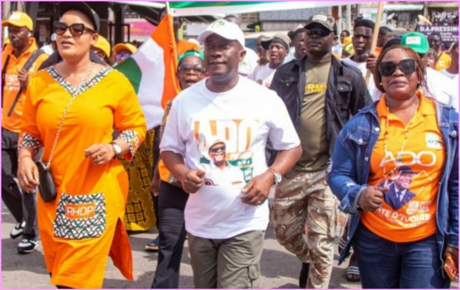 Côte d'Ivoire : Marathon de mobilisation à Cocody, Éric Taba galvanise les militants pour un triomphe du RHDP dès le premier tour