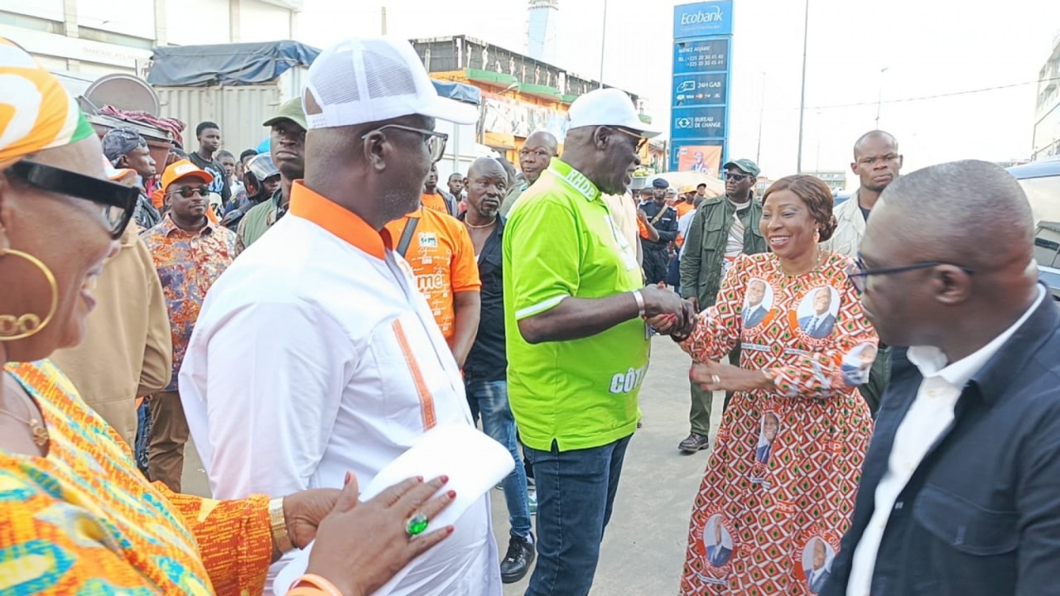Côte d'Ivoire : Adjamé, Kandia Camara aux commerçants: « Le vote du 25 octobre est plus qu'un choix politique, c'est une démonstration de reconnaissance »
