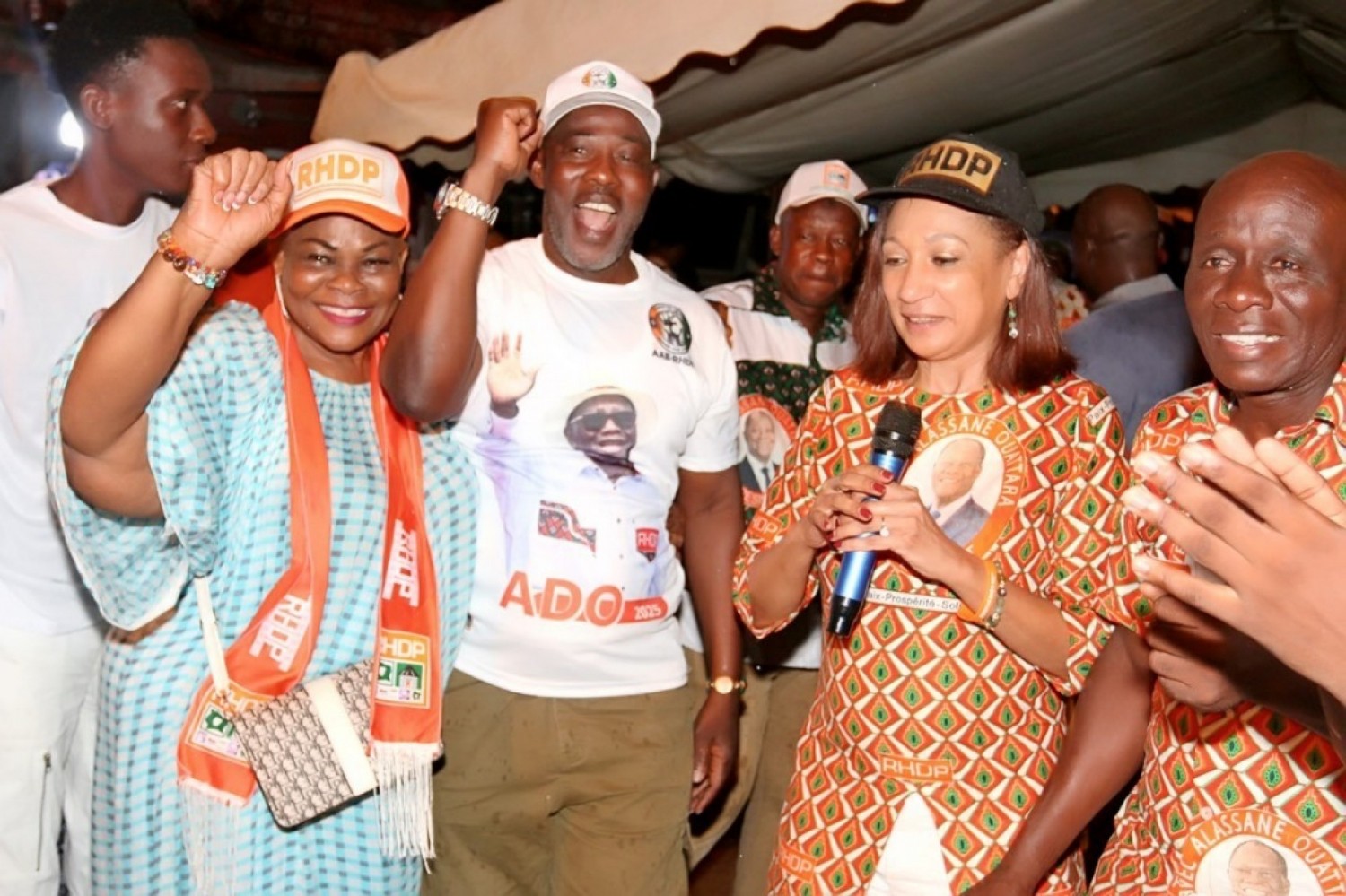 Côte d'Ivoire: Présidentielle 2025, Françoise Remarck en campagne à Koumassi pour le retrait des cartes d'électeurs et au vote massif pour le candidat RHDP