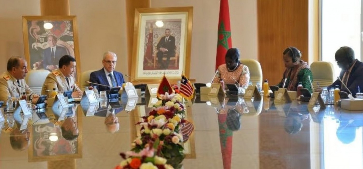 Liberia-Maroc :  Signature d'un accord de coopération militaire