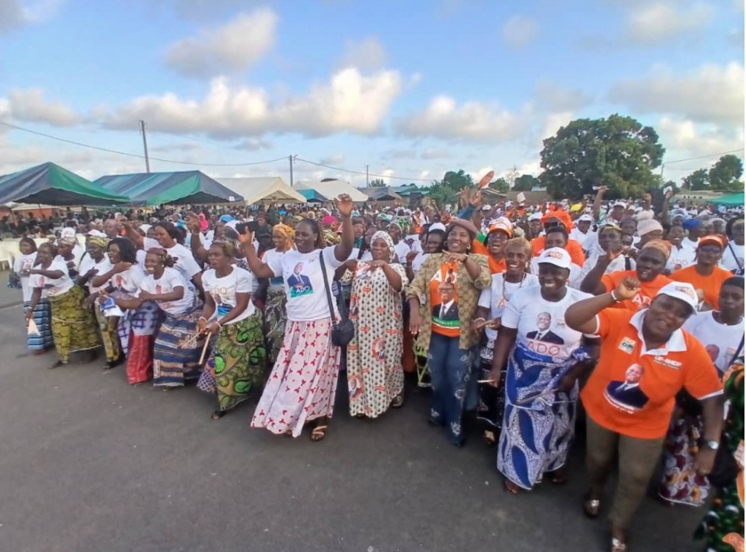 Côte d'Ivoire : Présidentielle, le Ministre-Gouverneur Philippe Légré mobilisent des milliers de personnes à la cause du candidat du RHDP