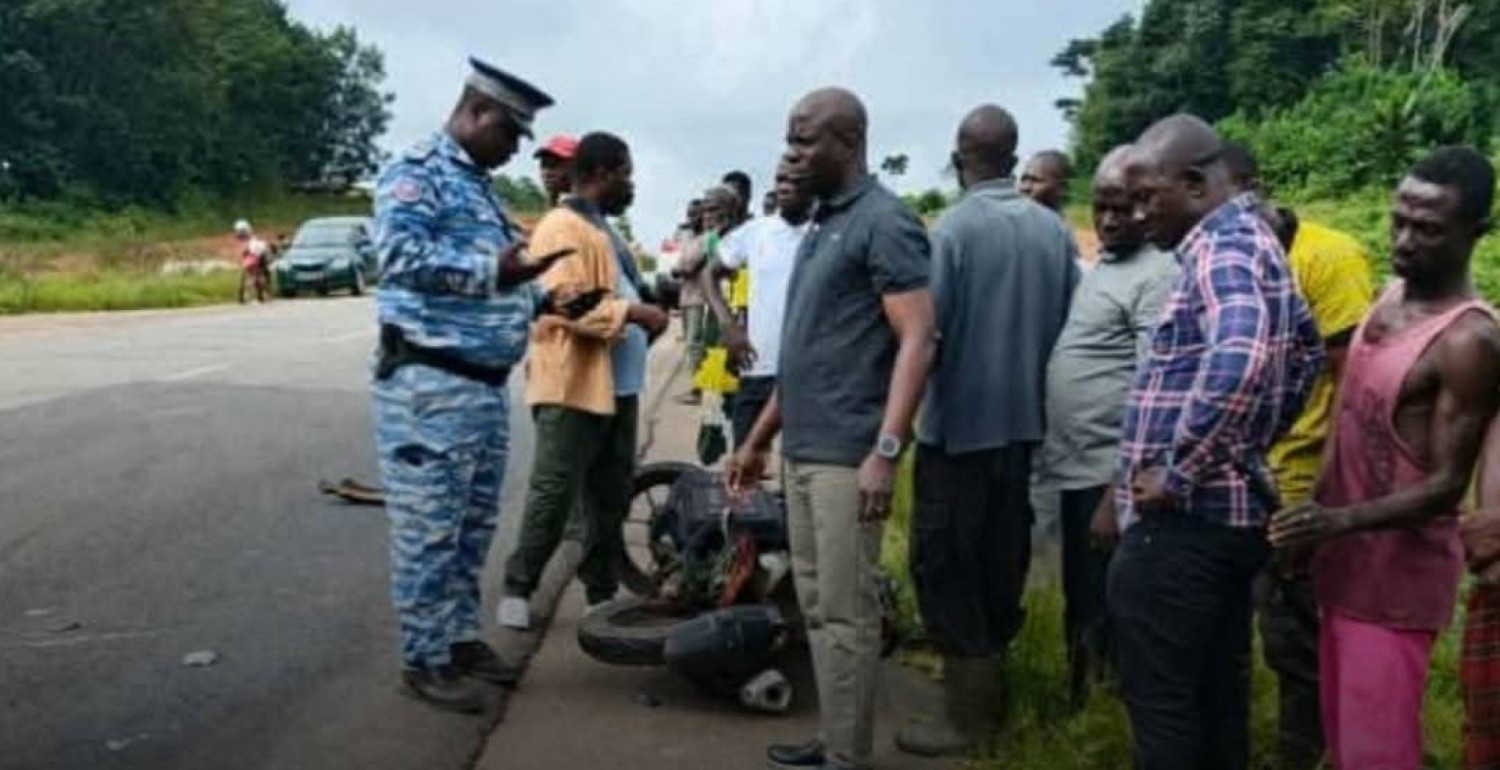 Côte d'Ivoire : Yakassé-Attobrou, un enseignant trouve la mort de façon tragique dans un accident de la circulation