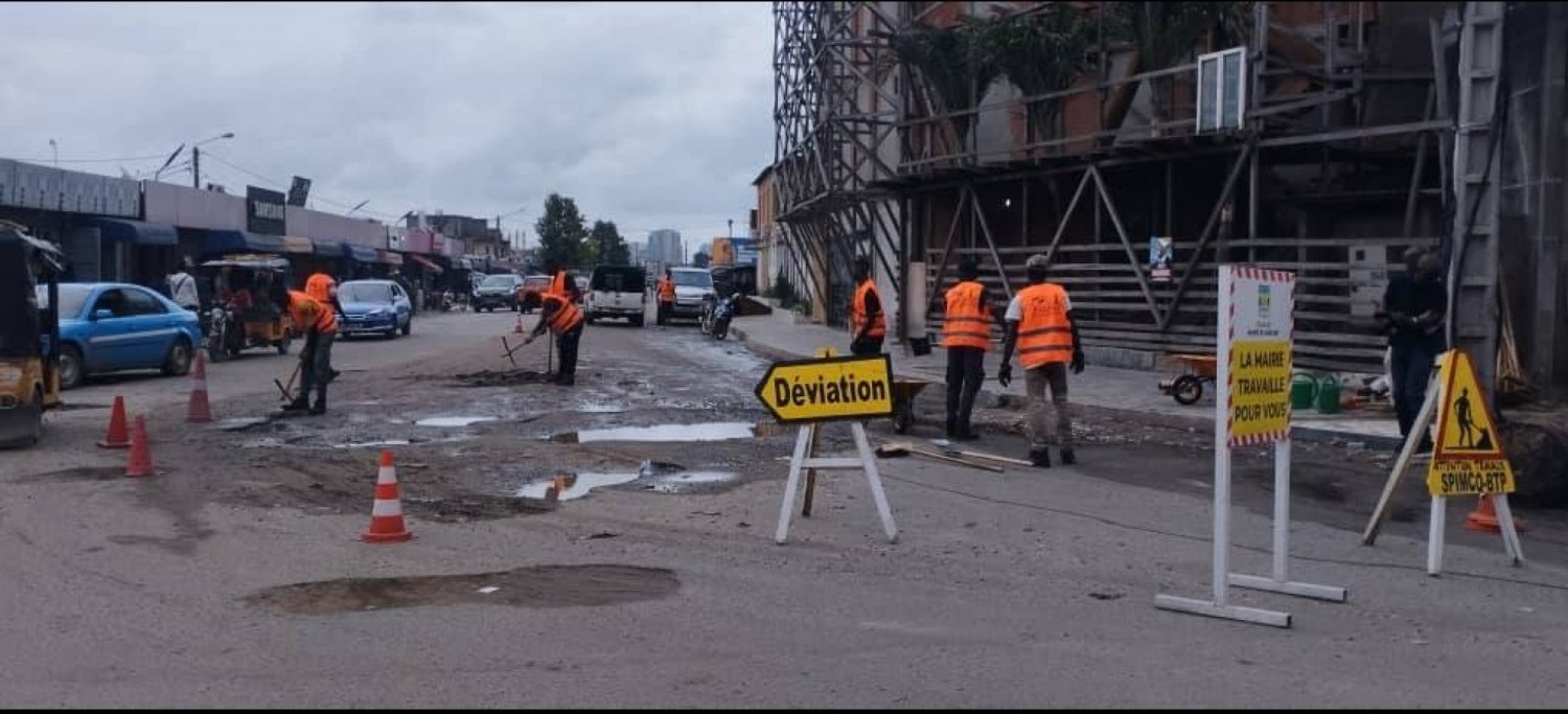 Côte d'Ivoire : Infrastructures routières, plusieurs voies principales et secondaires de Marcory bénéficient d'un projet de rénovation