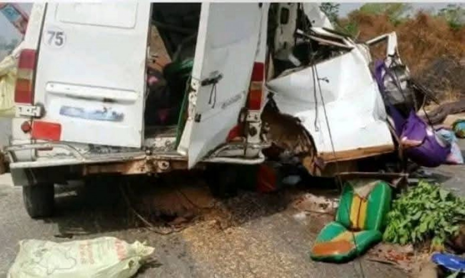 Côte d'Ivoire : Quatre morts et sept blessés dans une collision meurtrière sur l'axe Tanda–Koun-Fao