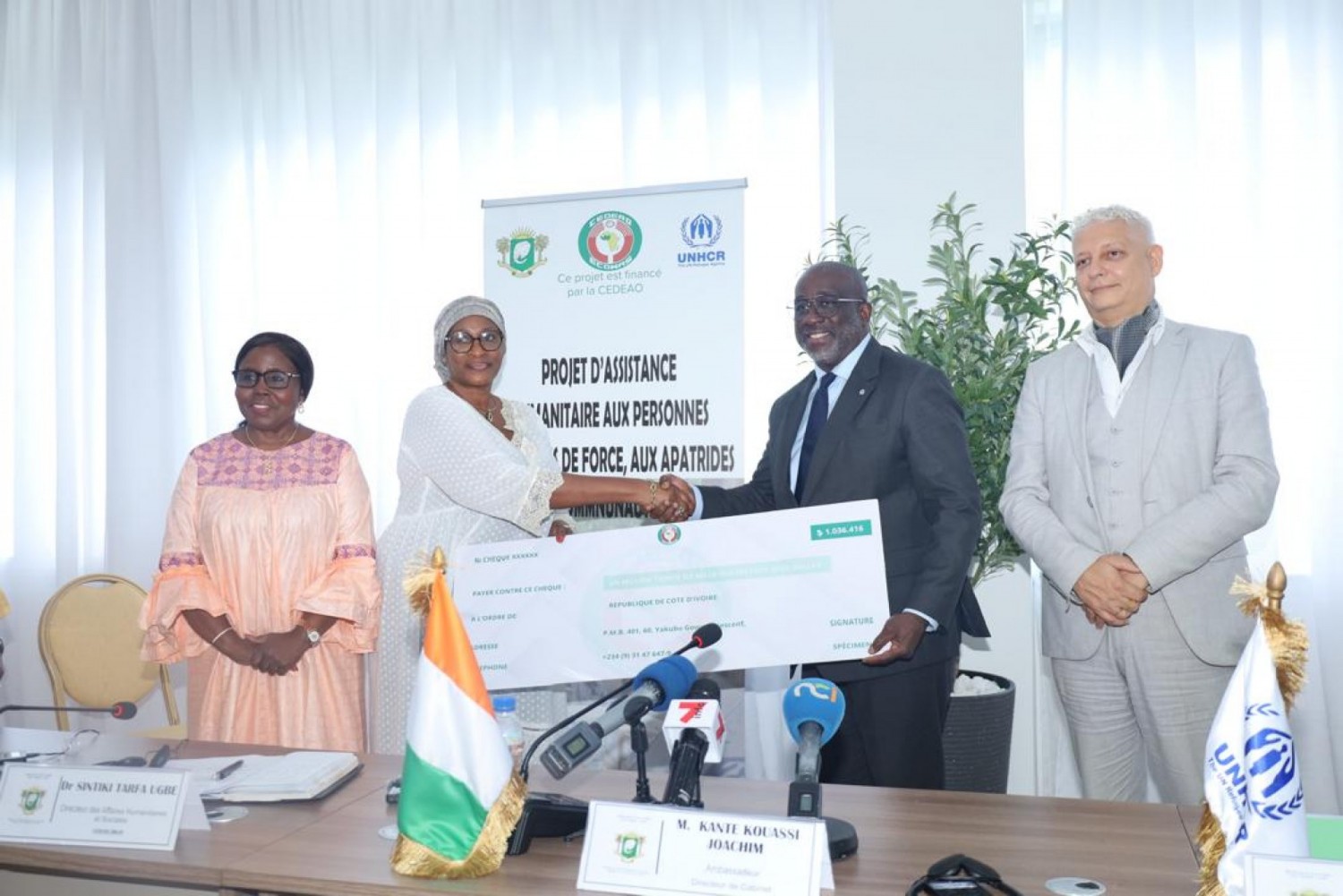 Côte d'Ivoire : Le gouvernement et ses partenaires lancent un ambitieux programme humanitaire d'un coût de 1 036 416 dollars US pour soutenir les réfugiés et les communautés hôtes