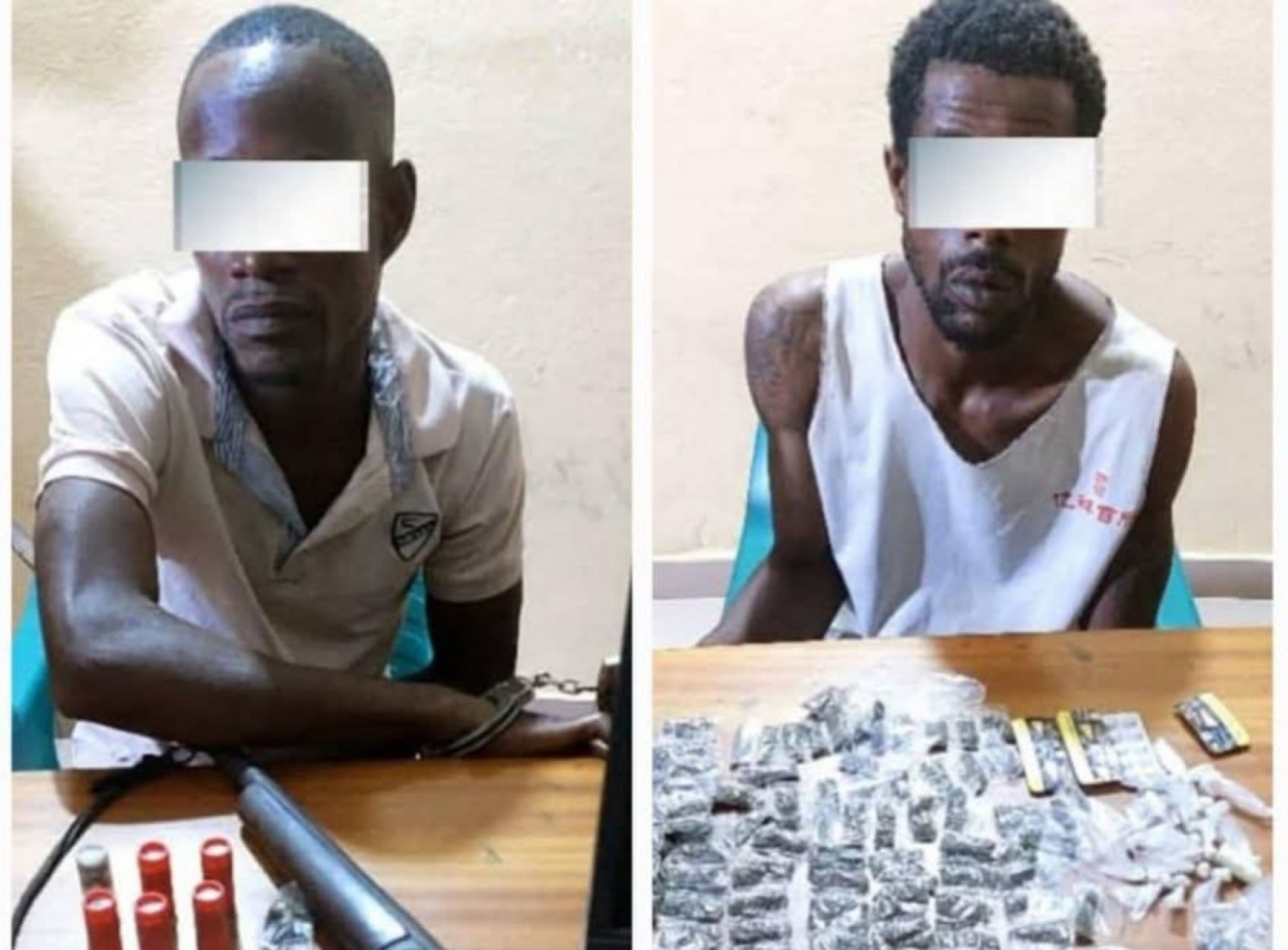 Côte d'Ivoire : Guiglo, deux individus arrêtés et une importante saisie de drogues à Koussi Yaokro