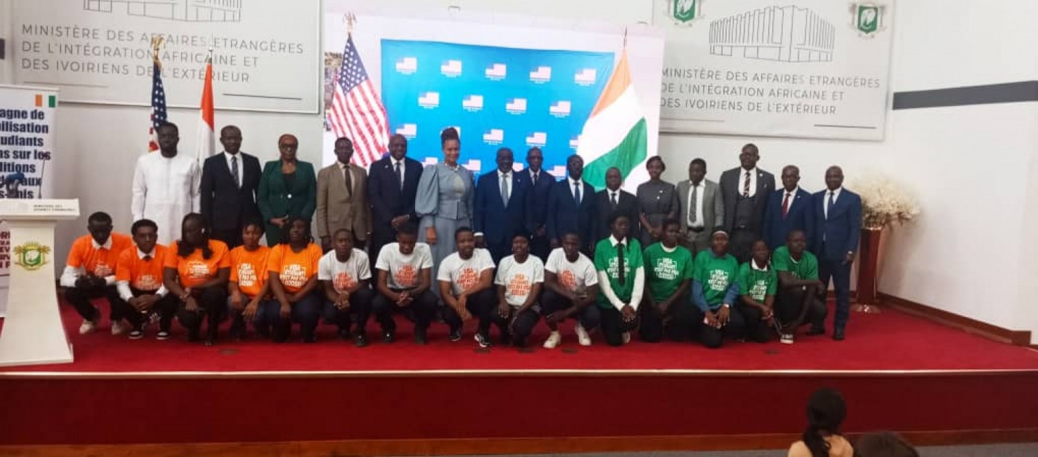 Côte d'Ivoire : Études aux USA, le gouvernement et l'Ambassade des États-Unis sensibilisent les étudiants à l'utilisation responsable du visa américain