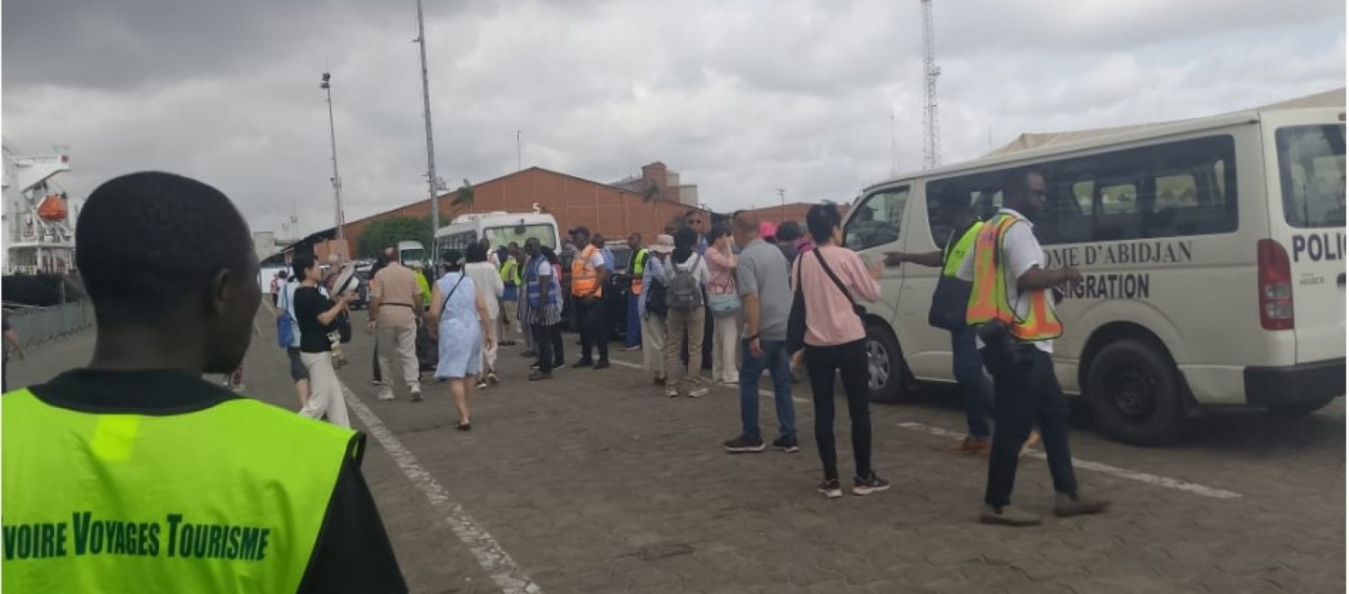 Côte d'Ivoire : 316 touristes de divers horizons en croisière découvrent les potentiels du  pays