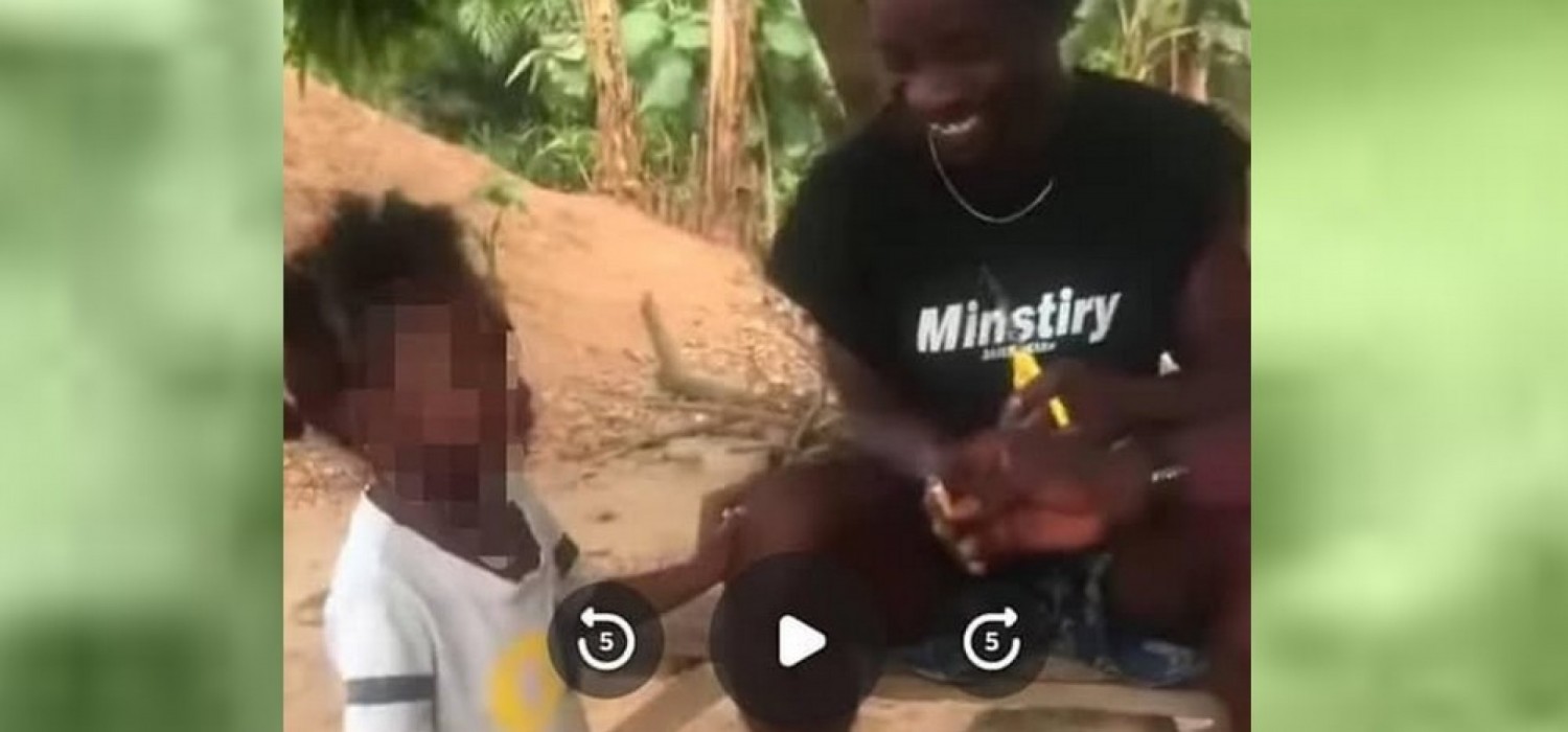 Ghana :  Police, un homme recherché pour avoir forcé un enfant à fumer une cigarette