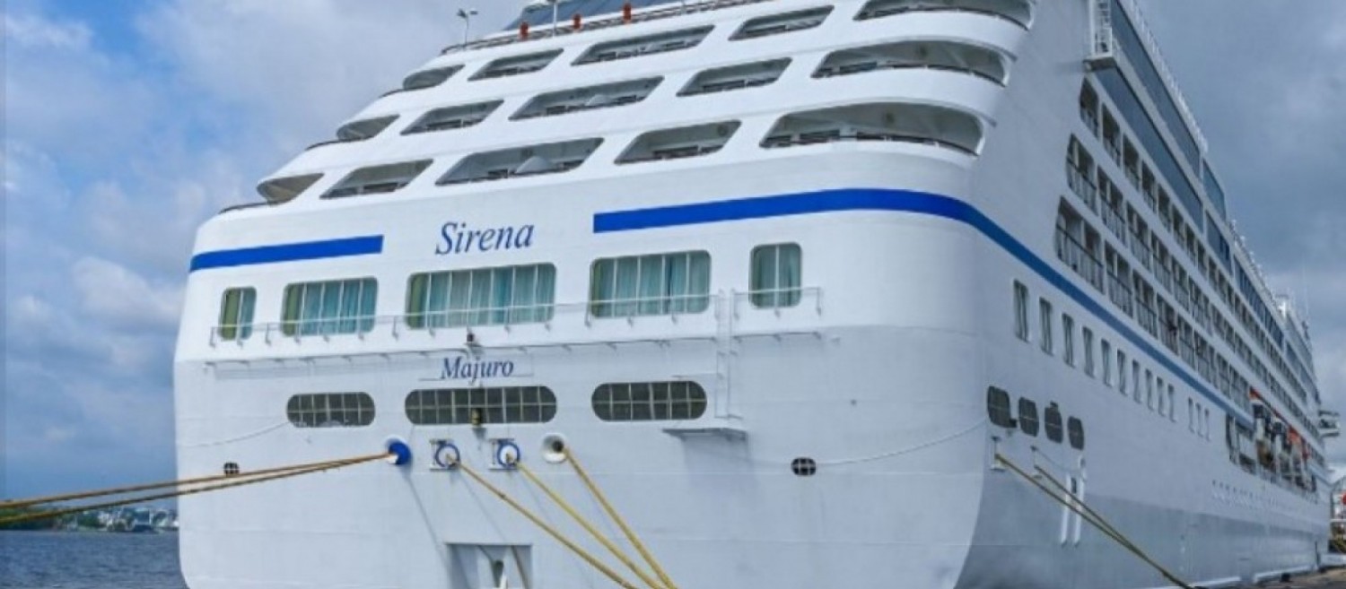 Côte d'Ivoire : Après l'escale du « MV SEVEN  SEAS NAVIGATOR », le Port d'Abidjan accueille le navire de croisière « MS SIRENA »