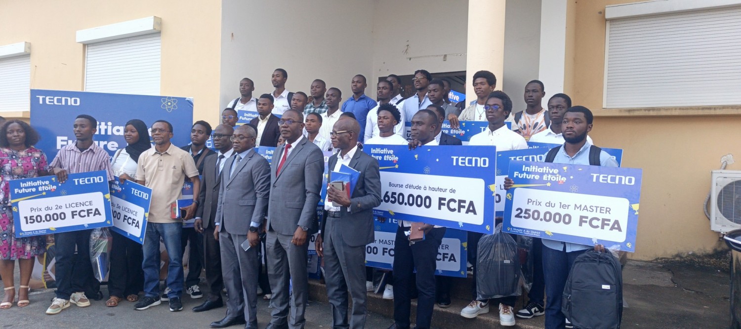 Côte d'Ivoire : Tecno célèbre l'excellence académique à l'Université Félix Houphouët-Boigny lors de la 3e édition de l'initiative future étoile