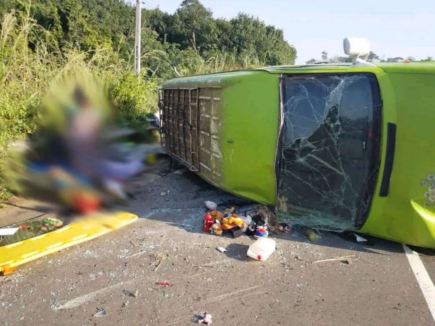 Côte d'Ivoire : Danané, un tragique accident de la route fait deux morts et une vingtaine de blessés