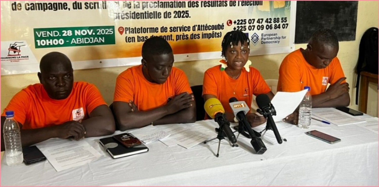 Côte d'Ivoire : La TLP-CI présente son rapport de monitoring citoyen sur la communication de la CEI lors de la présidentielle 2025