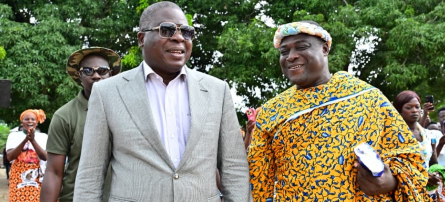 Côte d'Ivoire : Amédé en tournée de remerciement pour le choix ADO à Sakota, Behiri, Suikro, Obié et Blé