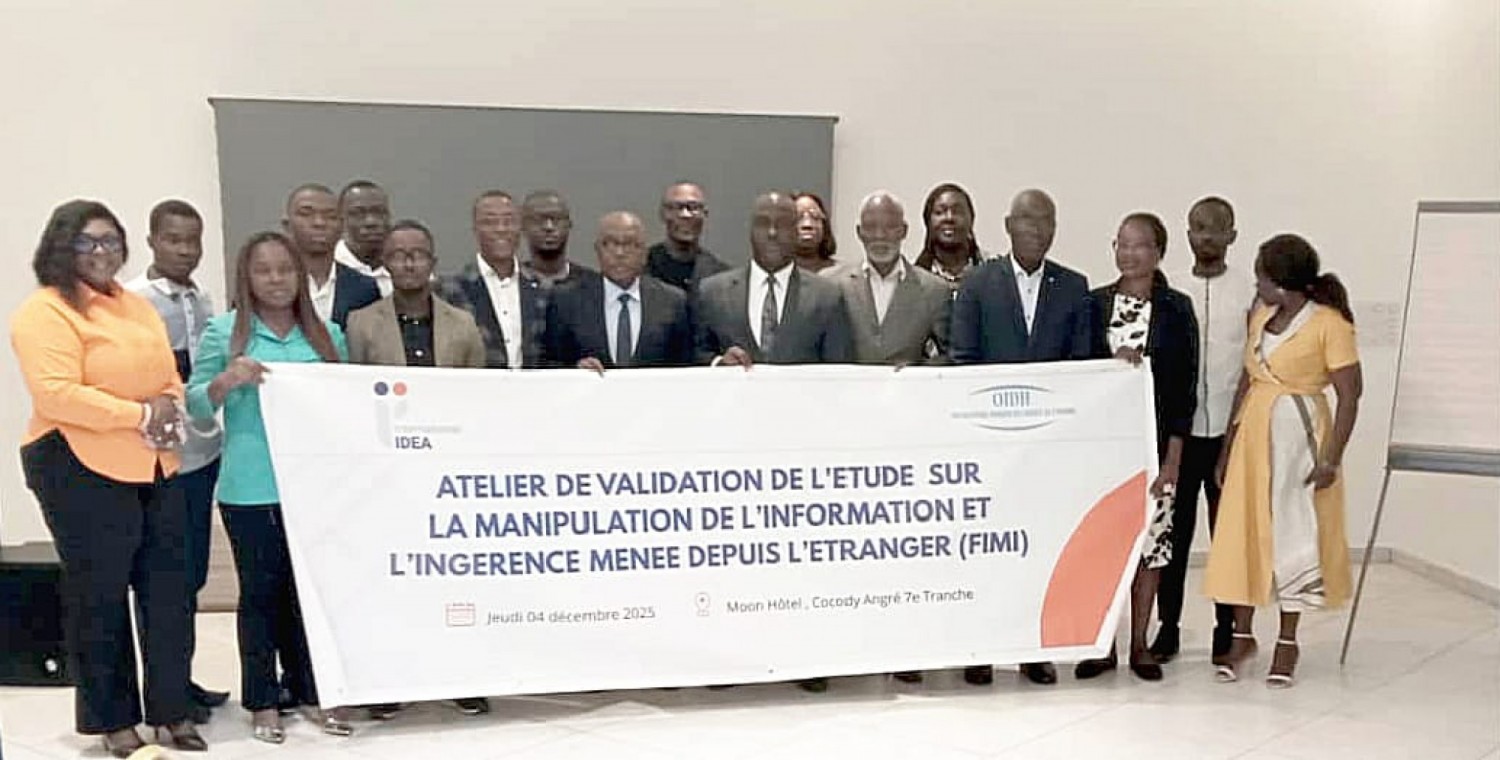 Côte d'Ivoire : Manipulation de l'information, l'OIDH sonne l'alerte et valide son rapport sur l'ingérence étrangère