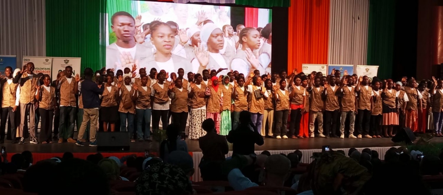 Côte d'Ivoire : Promotion du volontariat, plus de 200 millions de FCFA mobilisés pour soutenir 708 nouveaux volontaires en mission d'appui dans 64 communes