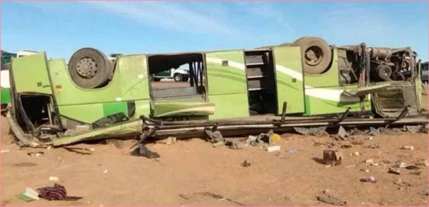 Algérie : 14 morts et 34 blessés dans l'accident d'un autobus