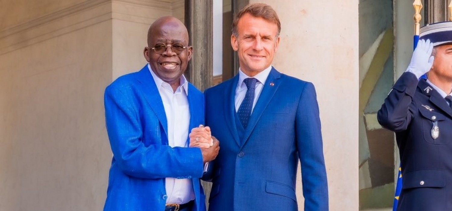 Nigeria-France :  Macron réaffirme à Tinubu le soutien de la France contre le terrorisme