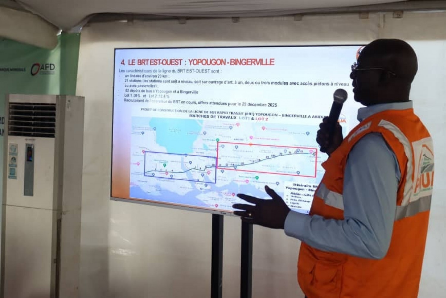 Côte d'Ivoire : La station « Adjamé Délégation » du BRT dont la mise en service est prévue pour 2028   appelée à devenir un véritable hub multimodal