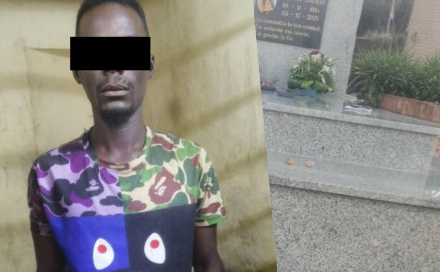 Côte d'Ivoire : Adjamé-Williamsville, arrestation immédiate de l'auteur présumé de la profanation de la tombe de Nadya Sabeh
