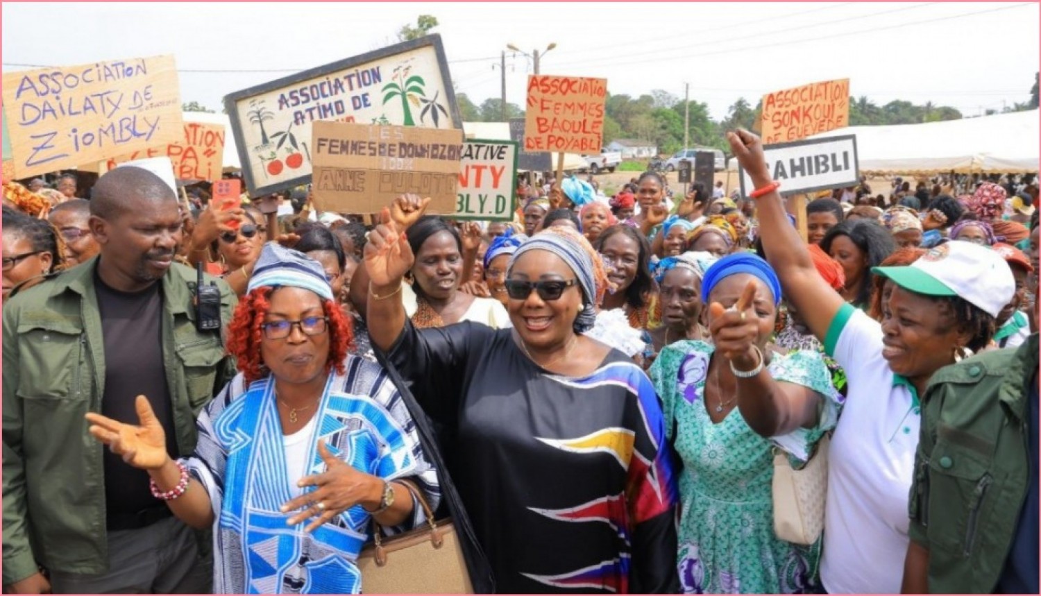 Côte d'Ivoire : Anne Ouloto annonce  : « La Première Dame Dominique Ouattara a mis à disposition des femmes de Toulépleu 80 millions de FCFA pour leur autonomisation »