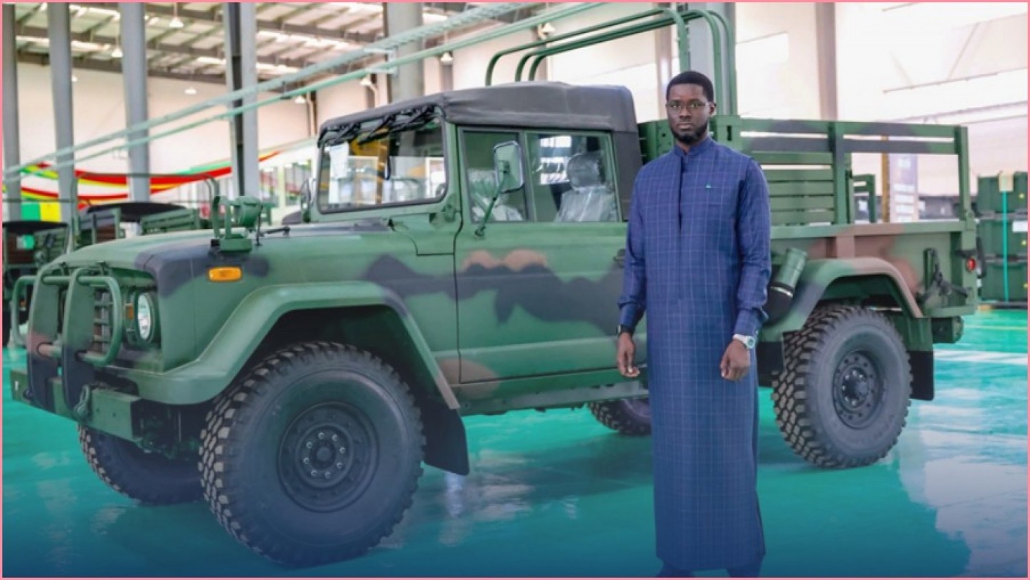 Sénégal : Bassirou Faye inaugure la première usine d'assemblage de véhicules militaires