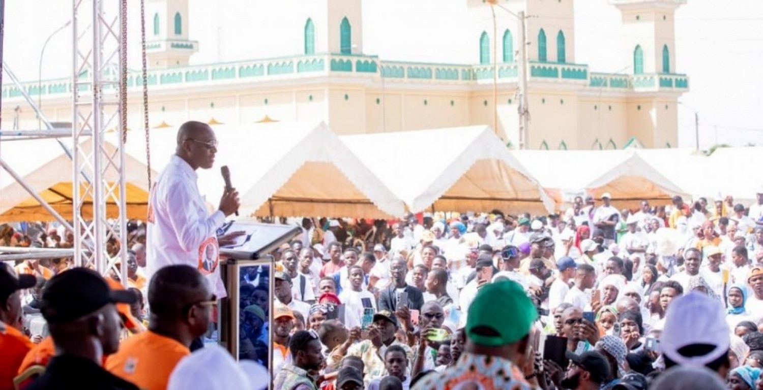 Côte d'Ivoire : Mobilisation impressionnante à Daloa pour le lancement de la campagne législative 2025 du RHDP