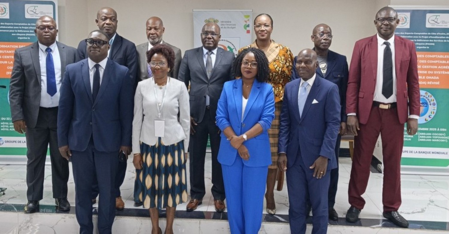 Côte d'Ivoire : L'Ordre des Experts-Comptables, le PAGDS et la Banque Mondiale lancent une formation stratégique pour professionnaliser la chaine comptable