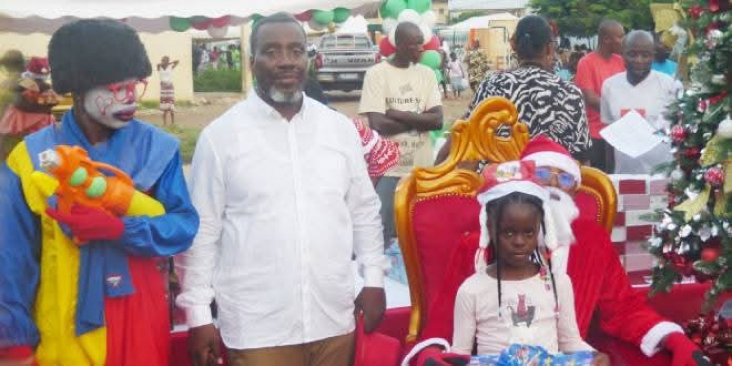 Côte d'Ivoire : Biassa Bertin offre des cadeaux aux enfants de Koumassi