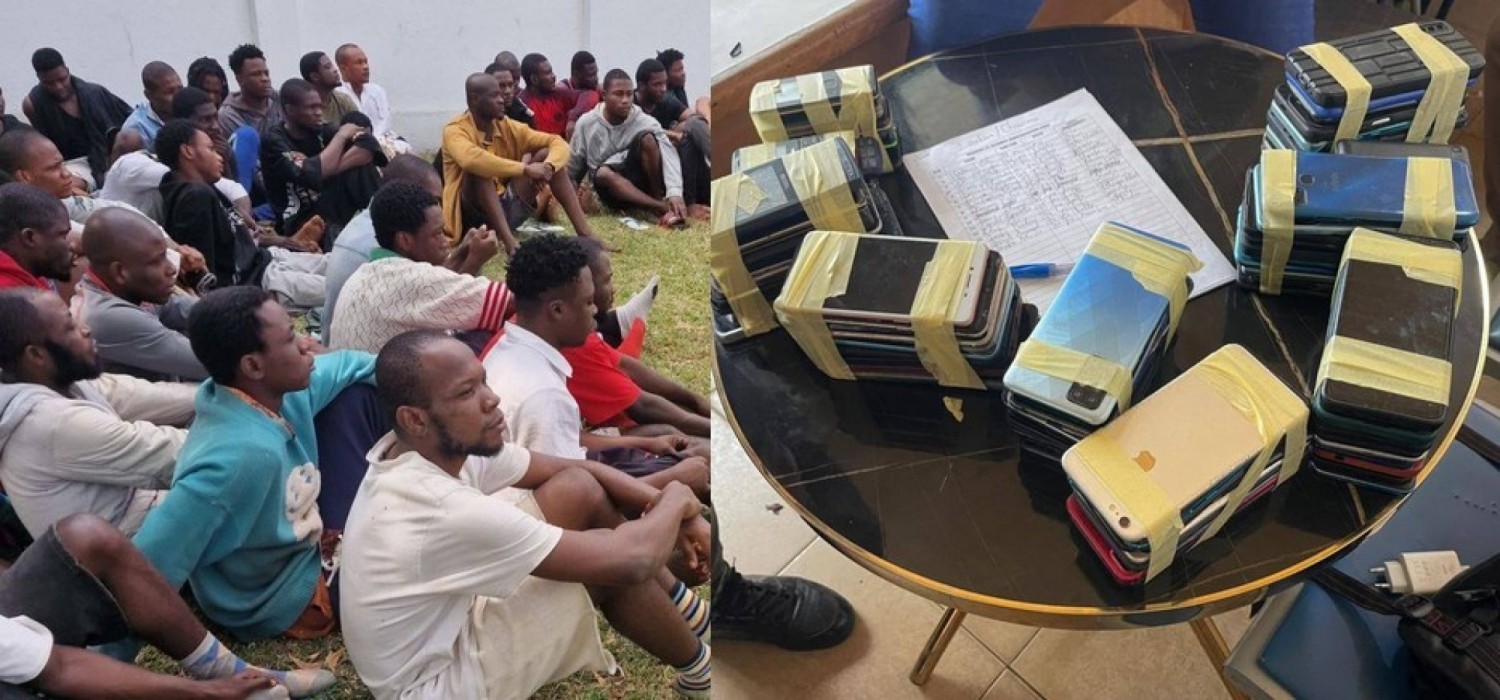 Ghana :  Fraude au transfert d'argent mobile, 141 suspects arrêtés à Accra, 38 ordinateurs et 150 téléphones saisis