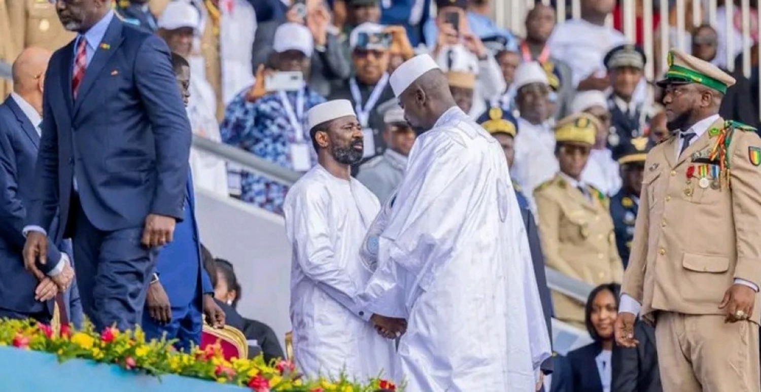 ‎Guinée-Mali: Assimi Goïta présent à Conakry pour l'investiture du président Mamadi Doumbouya