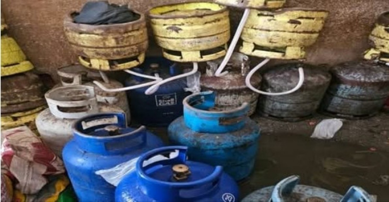 Côte d'Ivoire : La lutte contre l'utilisation illégale du gaz butane s'intensifie, plus de 4 500 bouteilles saisies à Daloa