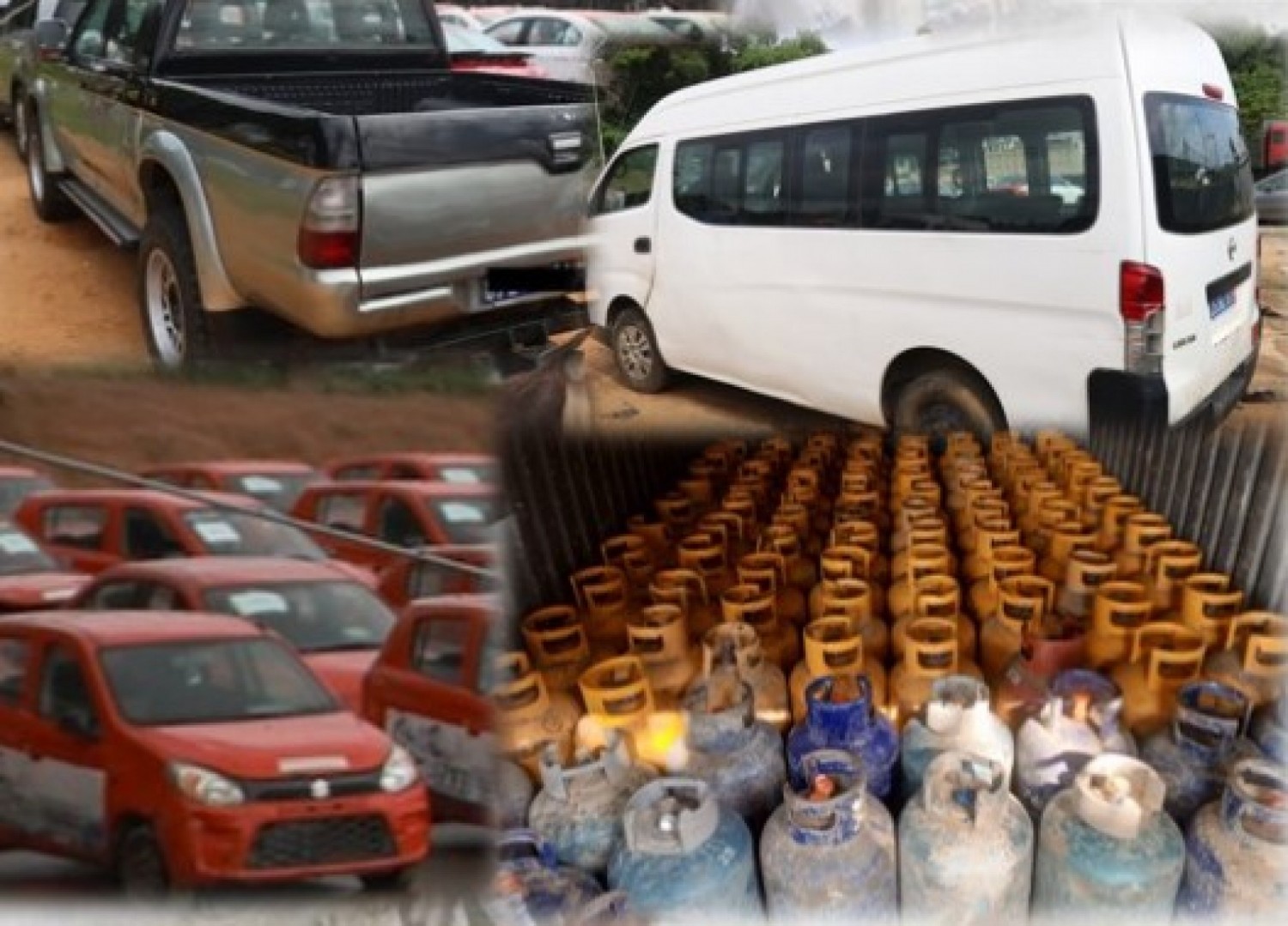 Côte d'Ivoire : Nouvelle vente aux enchères publiques de véhicules de types taxi compteur, minicar, utilitaire pick-up et bouteilles de gaz butane