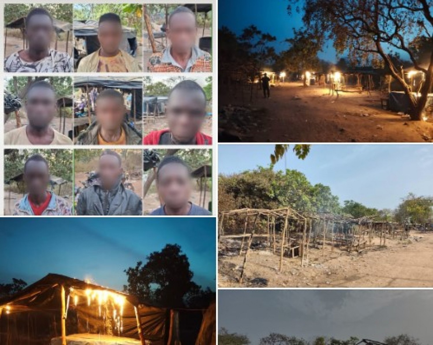 Côte d'Ivoire : Vaste opération contre l'orpaillage illégal dans le Hambol, 33 individus interpellés