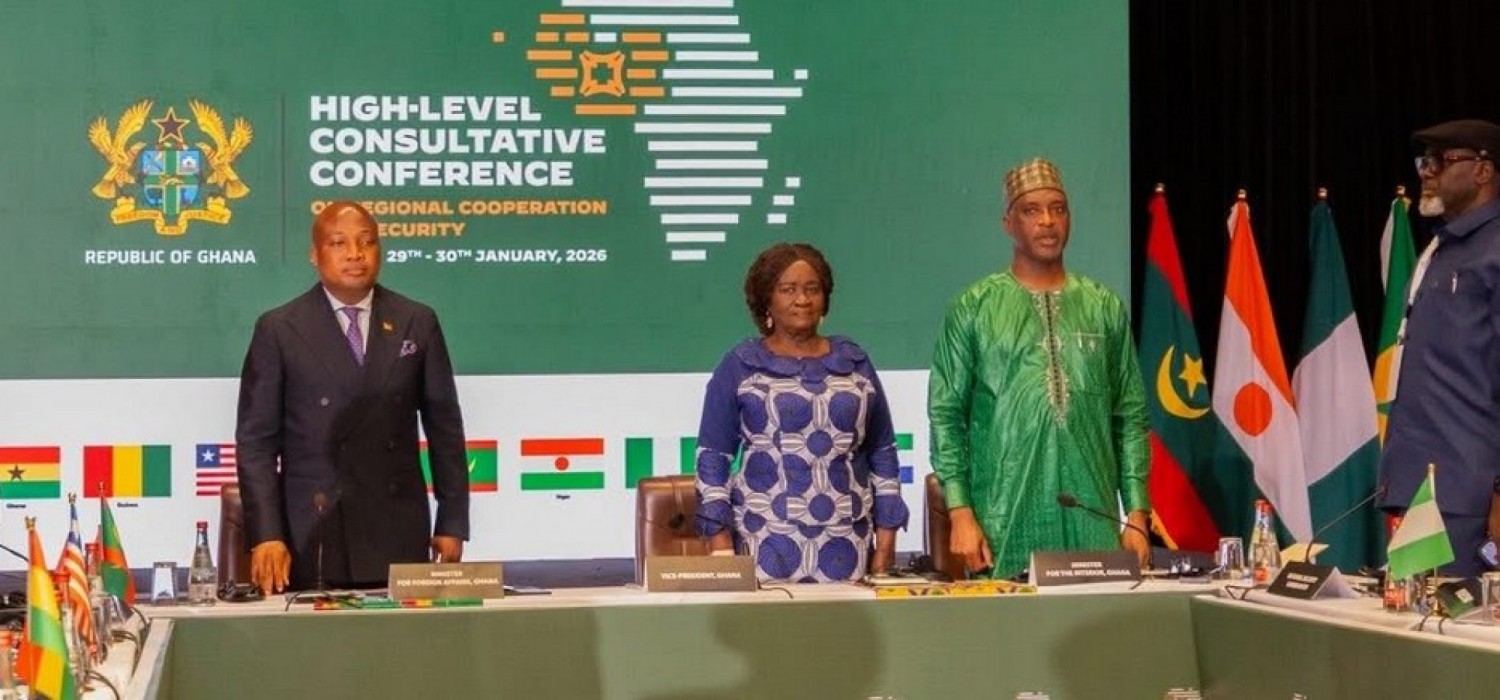 Ghana :  Conférence consultative sur la coopération et la sécurité en Afrique de l'Ouest