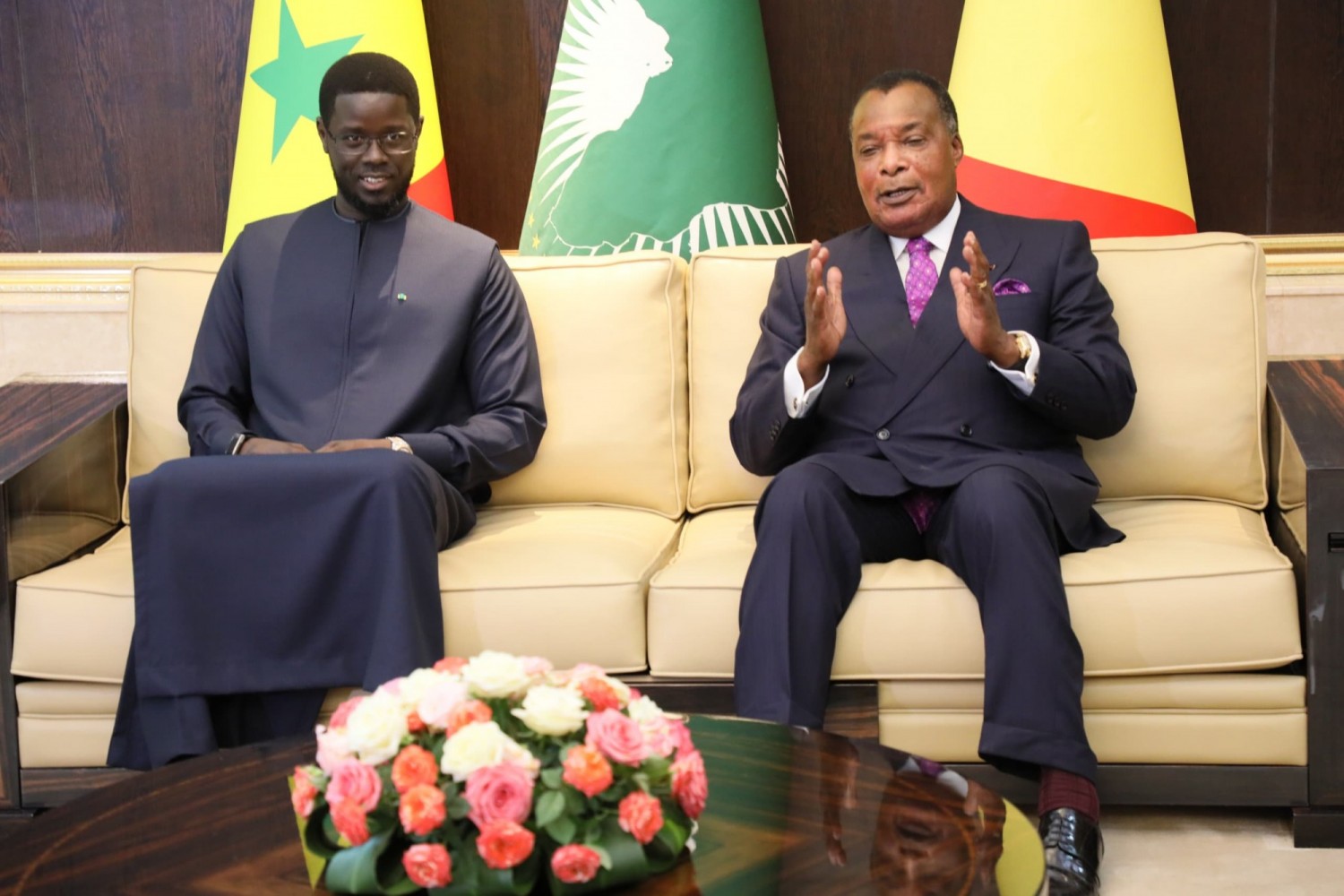 Congo–Sénégal : Bassirou Diomaye Faye en visite officielle à Brazzaville